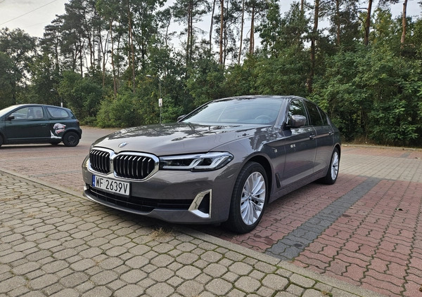 BMW Seria 5 cena 235000 przebieg: 73000, rok produkcji 2020 z Warszawa małe 121